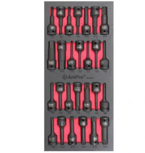 AS6647 27 piece 1/2" Impact Bit Socket Set